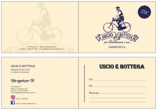 Gift card - Uscio e bottega